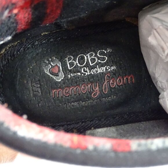 Bobs Skechers Black Chukka Ankle Boots Women Size 7 Memory Foam Textile 34487 - Picture 8 of 8